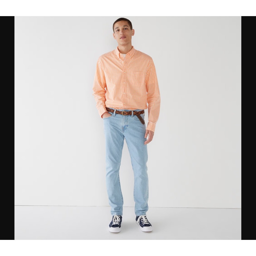 J Crew Mens 34x34 Light Blue Slim Fit Stretch Jeans